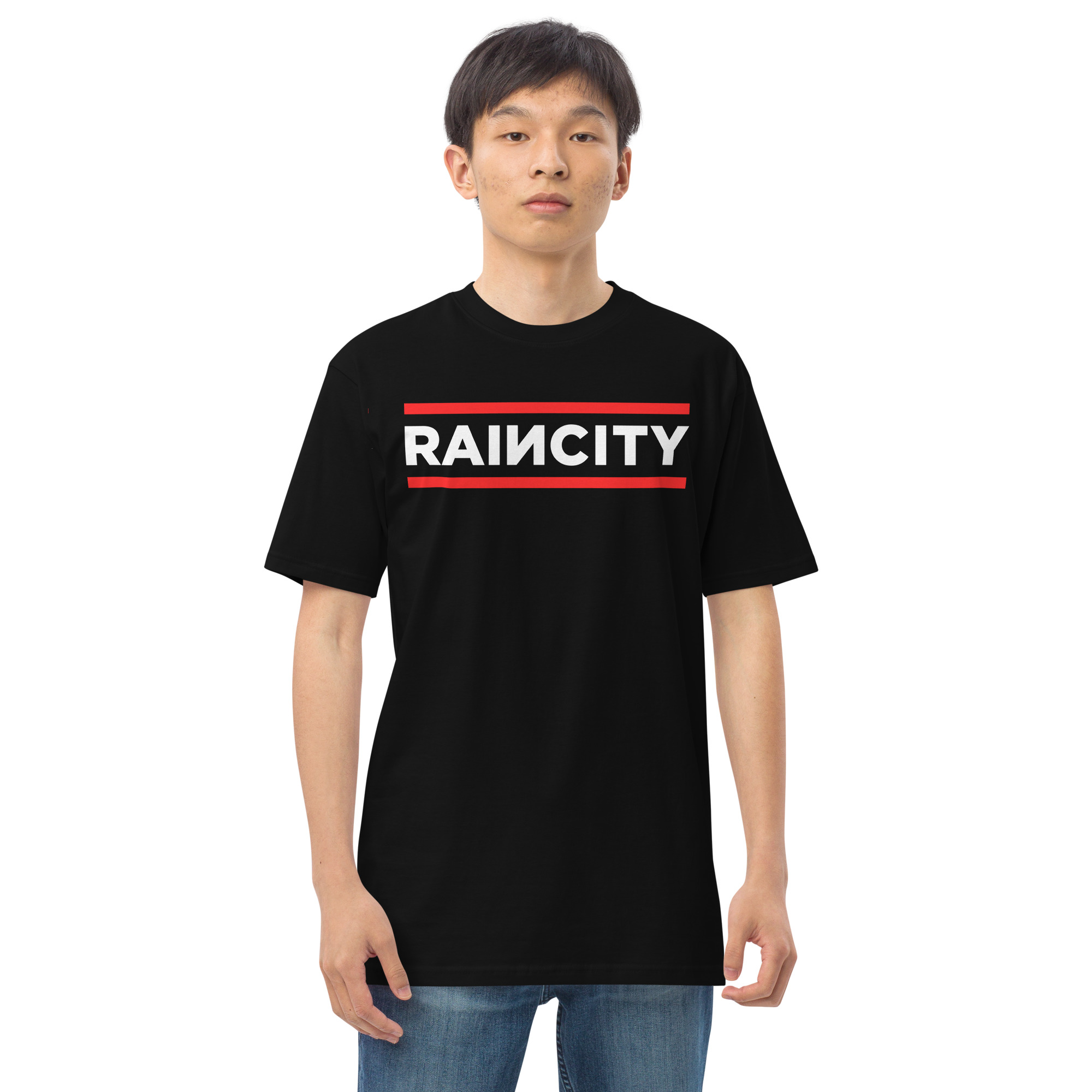 mens-premium-heavyweight-tee-black-front-67d766a872c51.jpg RainCity Premium Heavyweight Tee