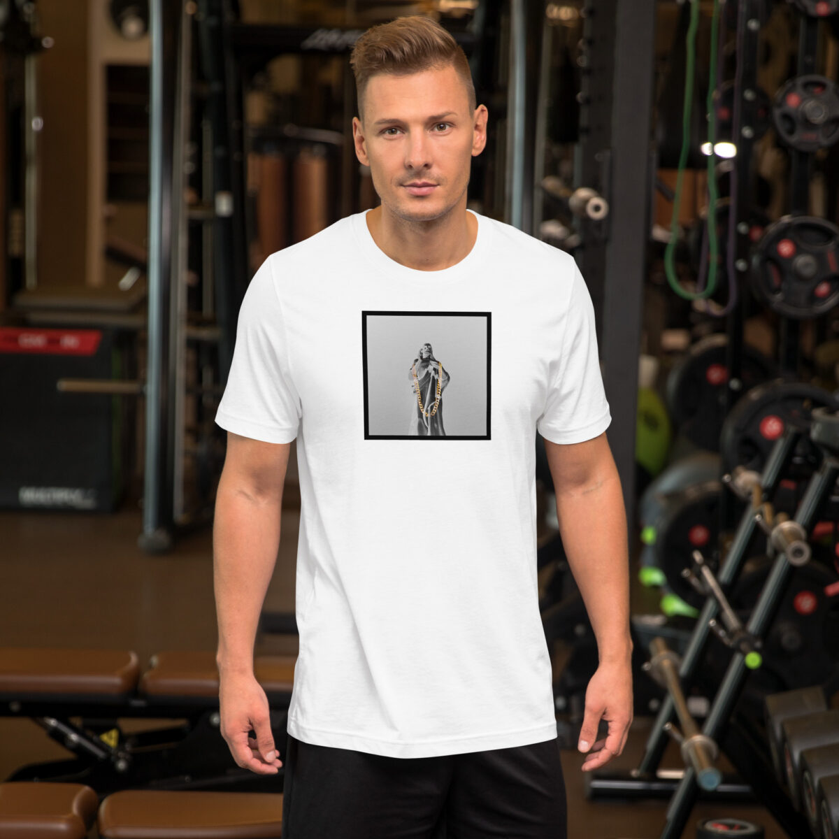 unisex-staple-t-shirt-white-front-69d48bbe75158.jpg Jesus Pieces Black